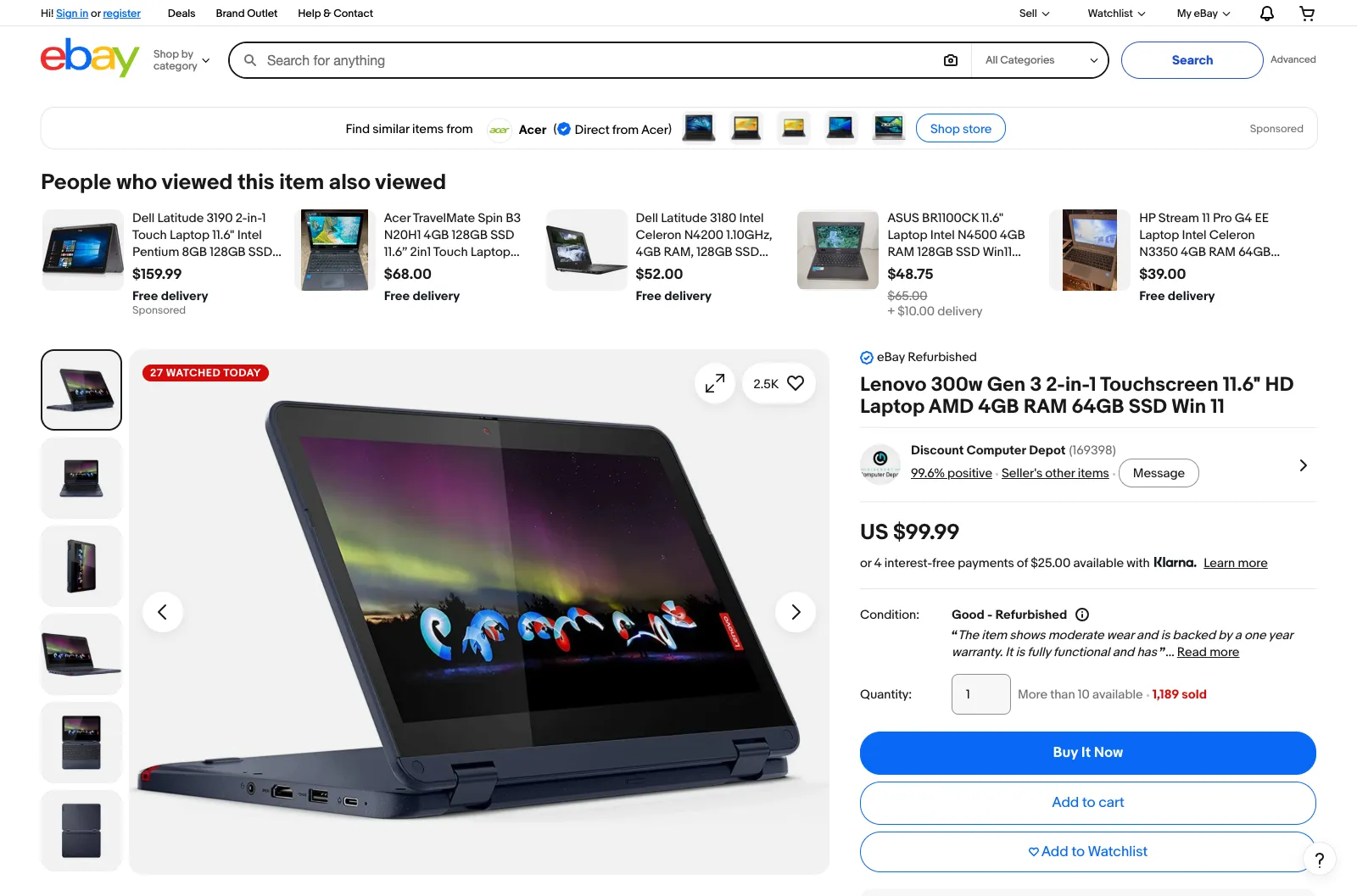 eBay screenshot 2