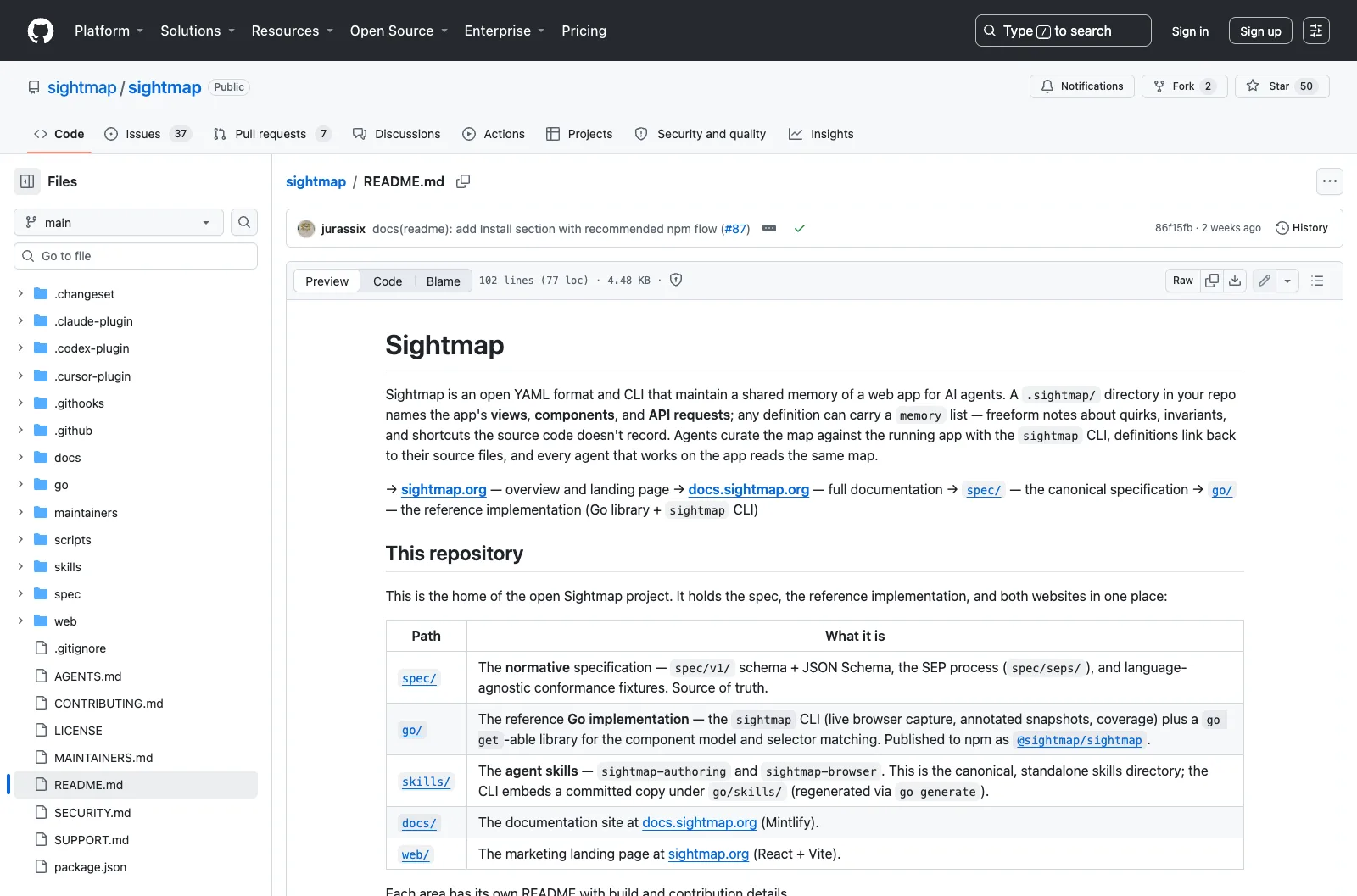 GitHub screenshot 2